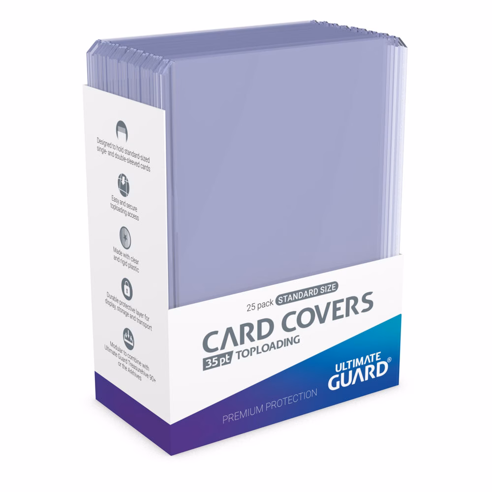 Ultimate Guard Card Covers Toploading (25) – Toploader 35pt